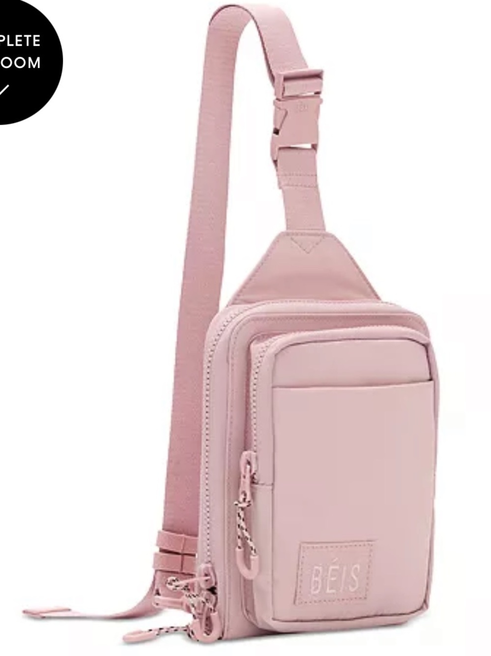 BEIS atlas pink sports sling bag - Picture 2 of 4